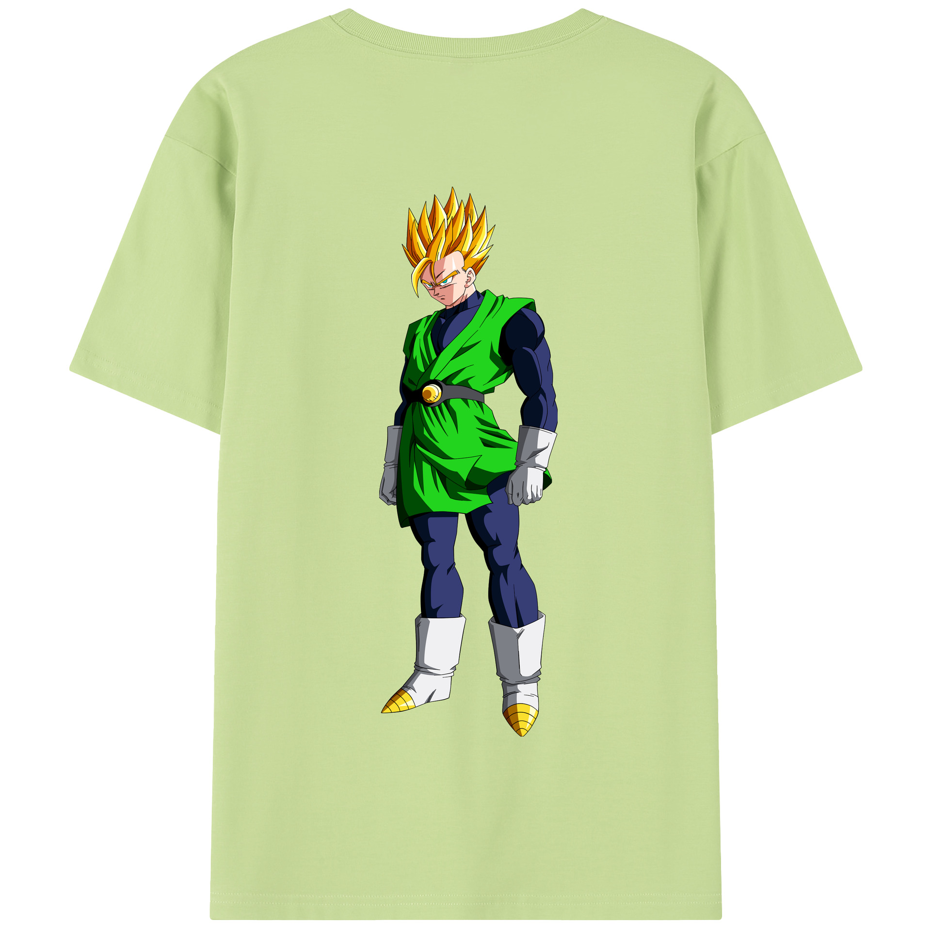 （画像用） ドラゴンボール 孫 悟飯（そんごはん）DRAGON BALL Son Gohan 綿100％半袖Tシャツ（背面プリント）